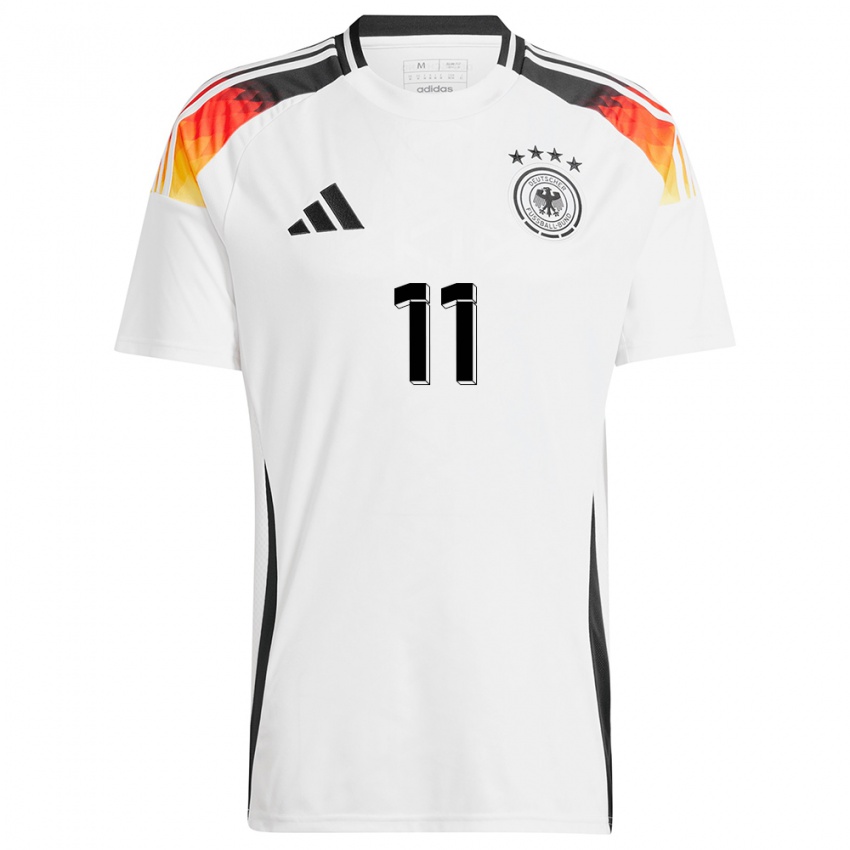 Bambino Maglia Germania Marco Reus #11 Bianco Kit Gara Home 24-26 Maglietta