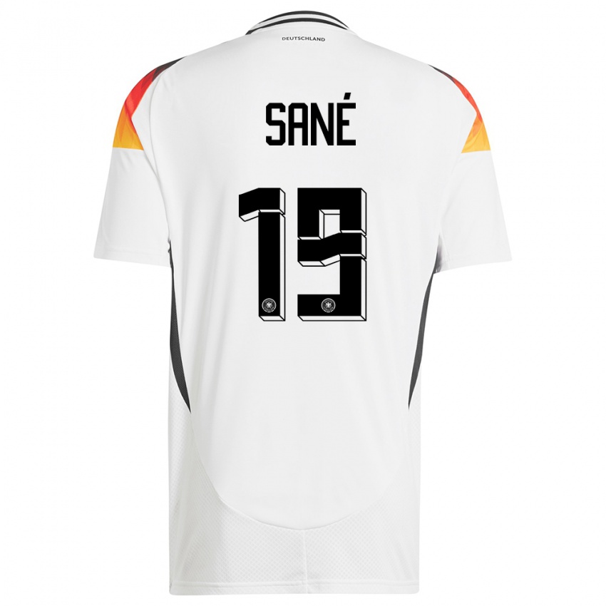 Bambino Maglia Germania Leroy Sane #19 Bianco Kit Gara Home 24-26 Maglietta