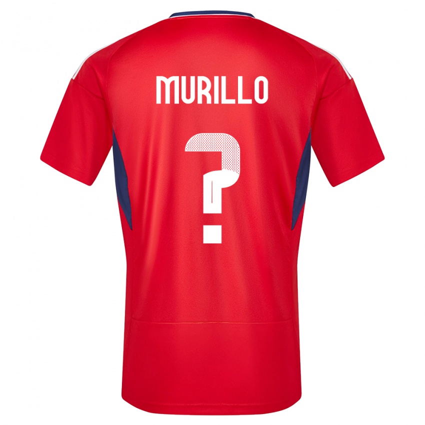 Bambino Maglia Costa Rica Isaac Murillo #0 Rosso Kit Gara Home 24-26 Maglietta