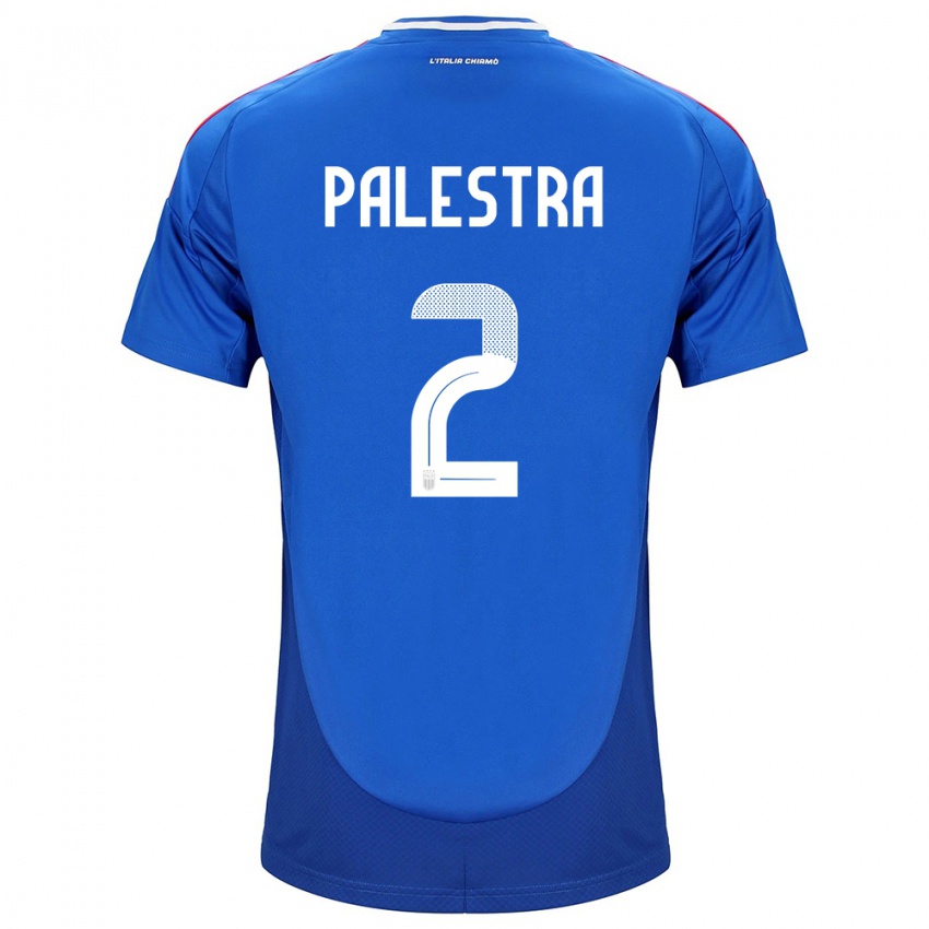 Bambino Maglia Italia Marco Palestra #2 Blu Kit Gara Home 24-26 Maglietta