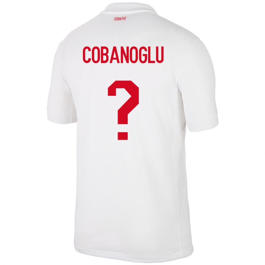 Bambino Maglia Turchia Ahmet Çobanoğlu #0 Bianco Kit Gara Home 24-26 Maglietta