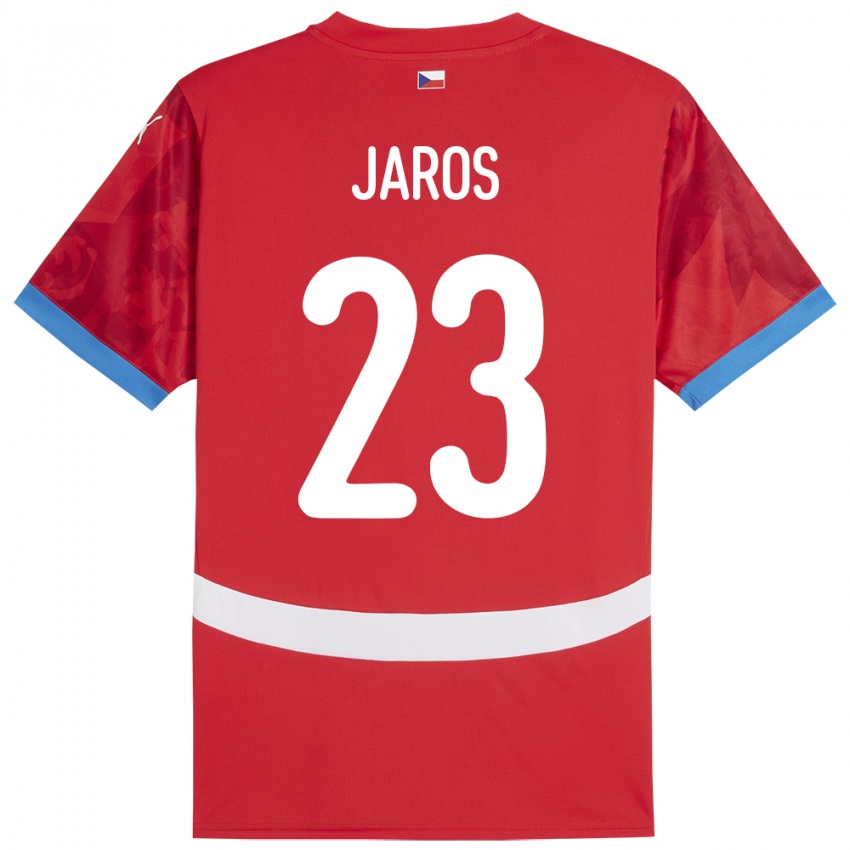 Bambino Maglia Cechia Vitezslav Jaros #23 Rosso Kit Gara Home 24-26 Maglietta