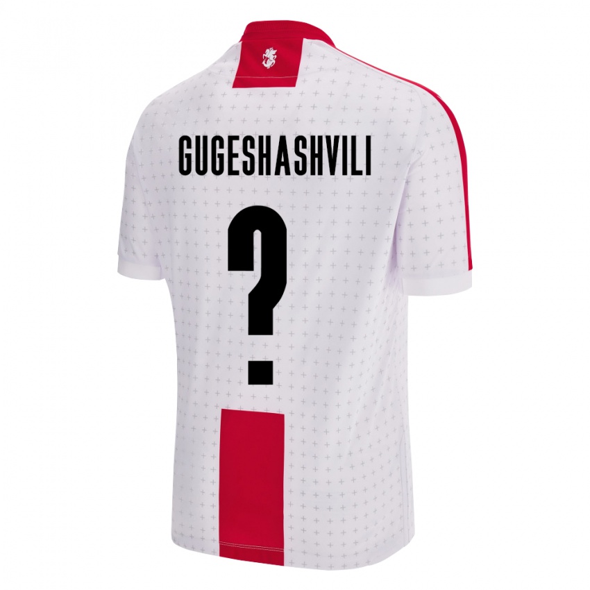 Bambino Maglia Georgia Zaza Gugeshashvili #0 Bianco Kit Gara Home 24-26 Maglietta