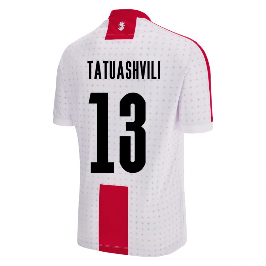 Bambino Maglia Georgia Tamar Tatuashvili #13 Bianco Kit Gara Home 24-26 Maglietta