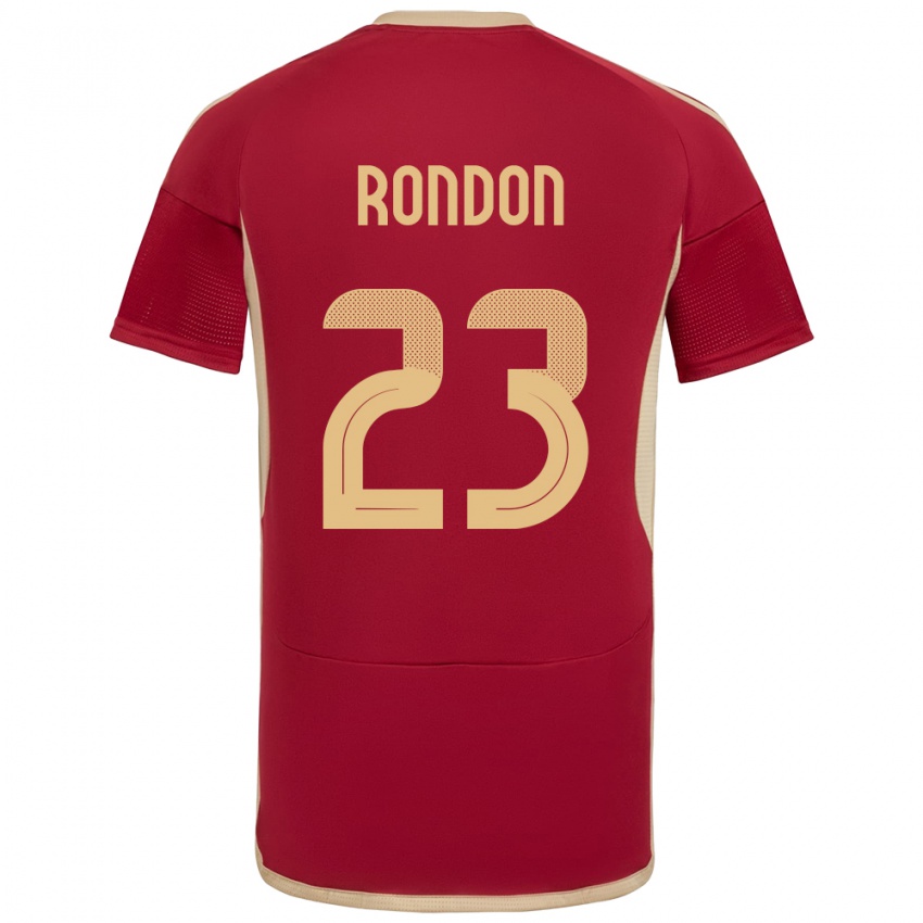 Bambino Maglia Venezuela Salomón Rondón #23 Borgogna Kit Gara Home 24-26 Maglietta