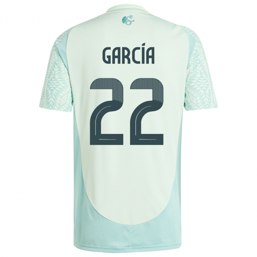 Bambino Maglia Messico Diana Garcia #22 Lino Verde Kit Gara Away 24-26 Maglietta