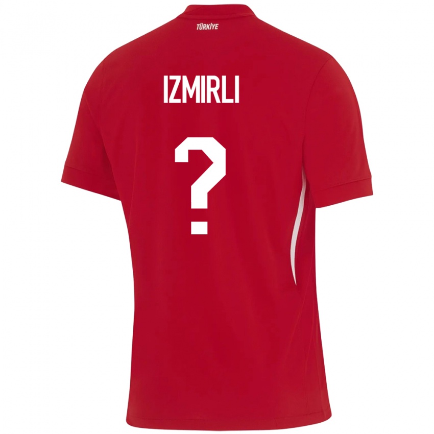 Bambino Maglia Turchia Ege İzmirli #0 Rosso Kit Gara Away 24-26 Maglietta