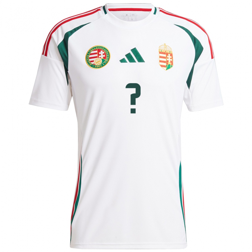 Bambino Maglia Ungheria Gábor Stumpf #0 Bianco Kit Gara Away 24-26 Maglietta