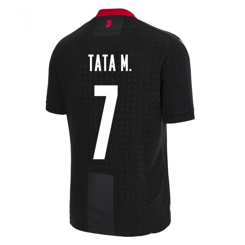 Bambino Maglia Georgia Tata Matveeva #7 Nero Kit Gara Away 24-26 Maglietta