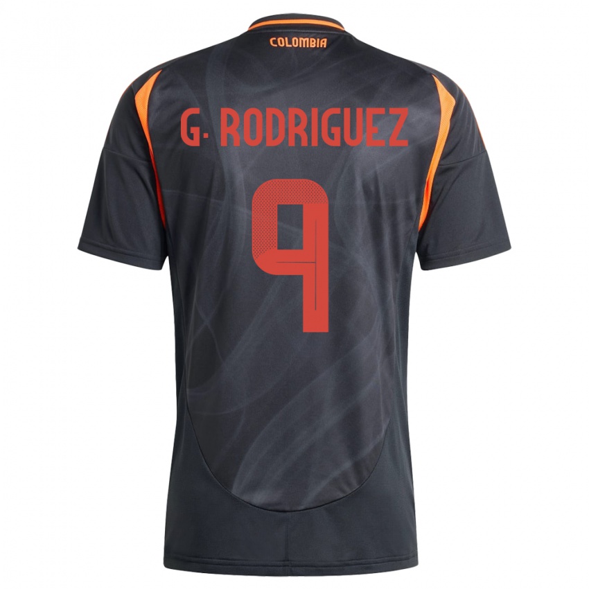 Bambino Maglia Colombia Gabriela Rodríguez #9 Nero Kit Gara Away 24-26 Maglietta