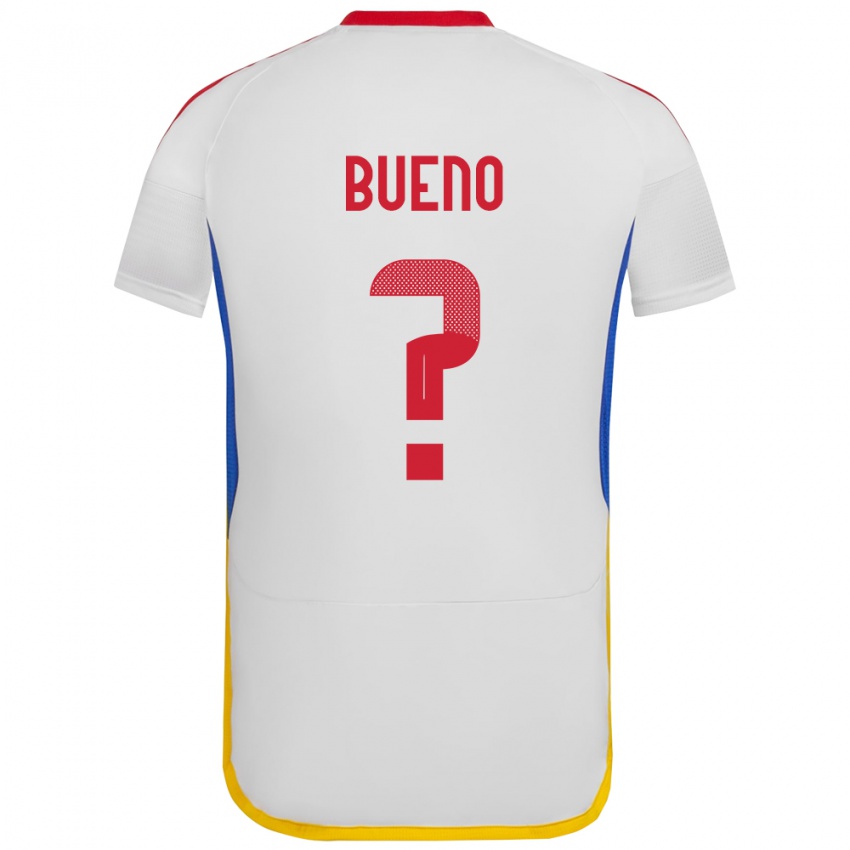 Bambino Maglia Venezuela Jesús Bueno #0 Bianco Kit Gara Away 24-26 Maglietta