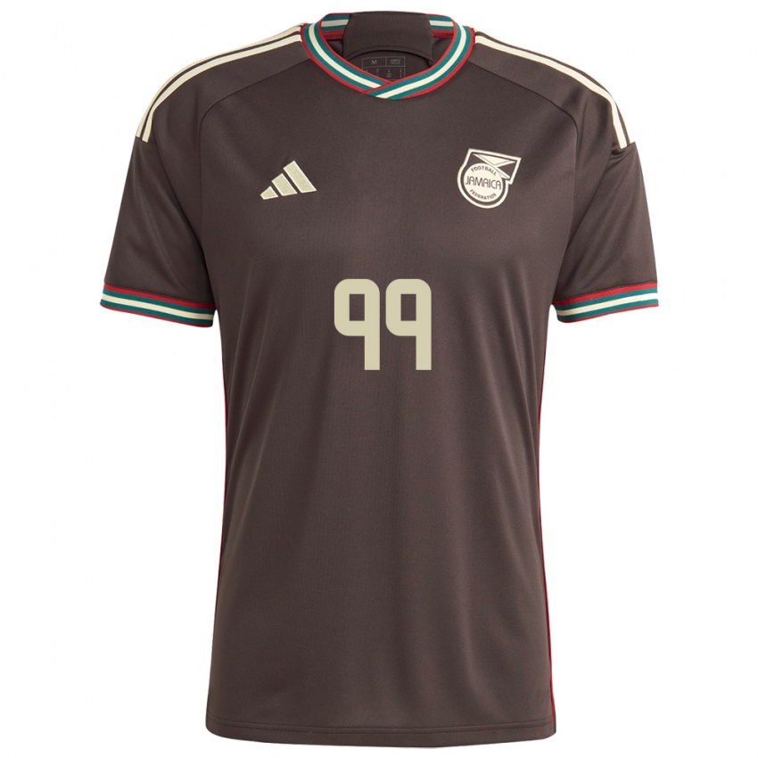 Bambino Maglia Giamaica Malikae Dayes #99 Marrone Notte Kit Gara Away 24-26 Maglietta