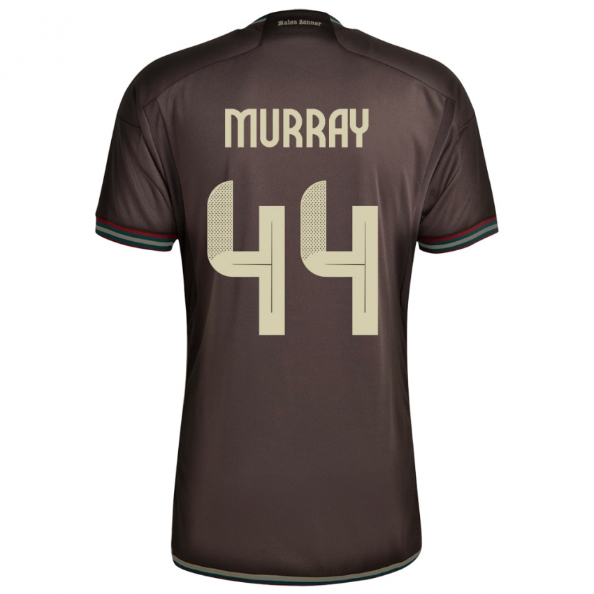 Bambino Maglia Giamaica Satara Murray #44 Marrone Notte Kit Gara Away 24-26 Maglietta