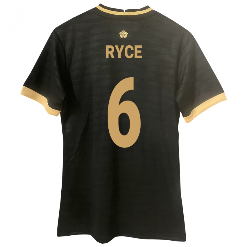 Bambino Maglia Panamá Anel Ryce #6 Nero Kit Gara Away 24-26 Maglietta