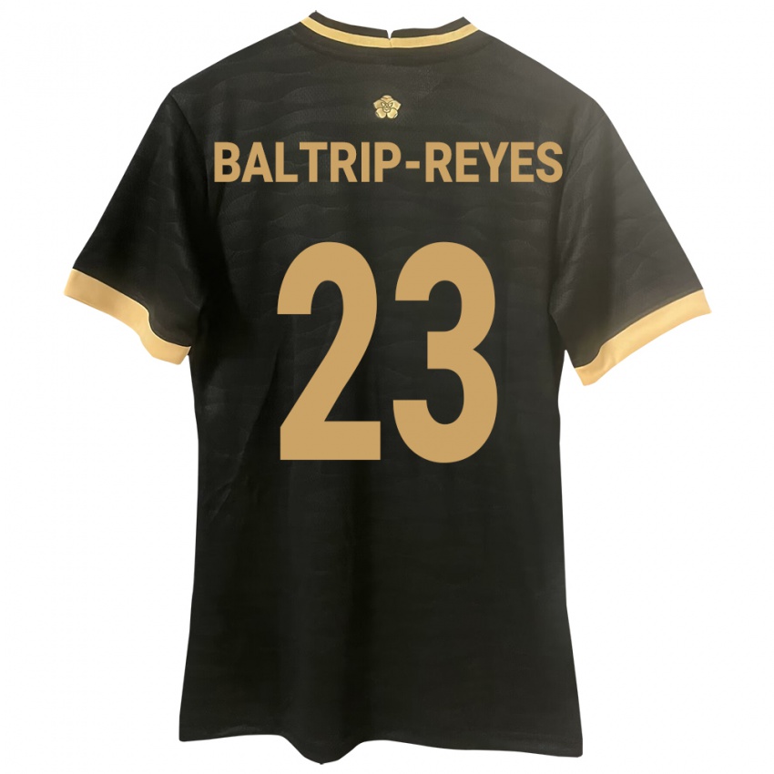 Bambino Maglia Panamá Carina Baltrip-Reyes #23 Nero Kit Gara Away 24-26 Maglietta