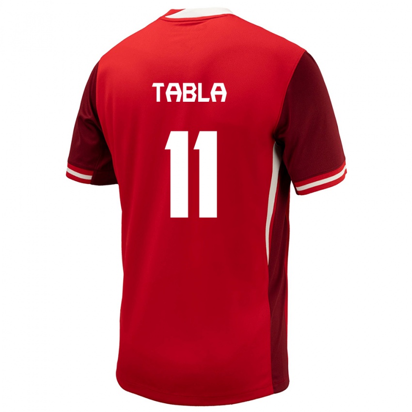 Uomo Maglia Canada Ballou Tabla #11 Rosso Kit Gara Home 24-26 Maglietta