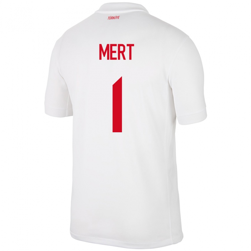 Uomo Maglia Turchia Mert Günok #1 Bianco Kit Gara Home 24-26 Maglietta