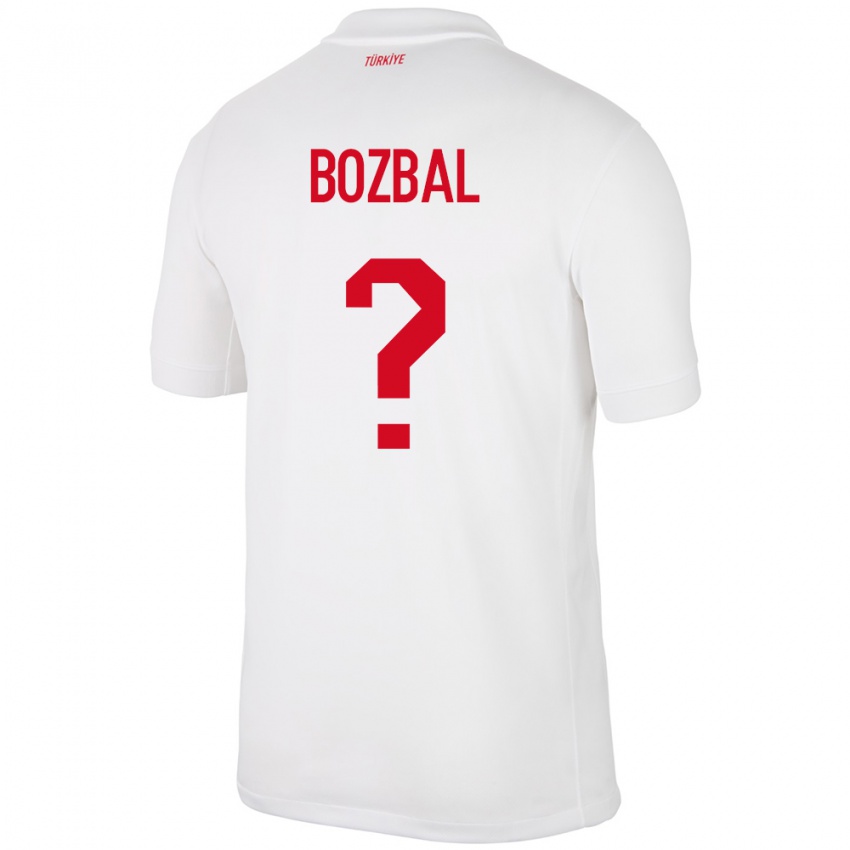 Uomo Maglia Turchia Birsen Bozbal #0 Bianco Kit Gara Home 24-26 Maglietta