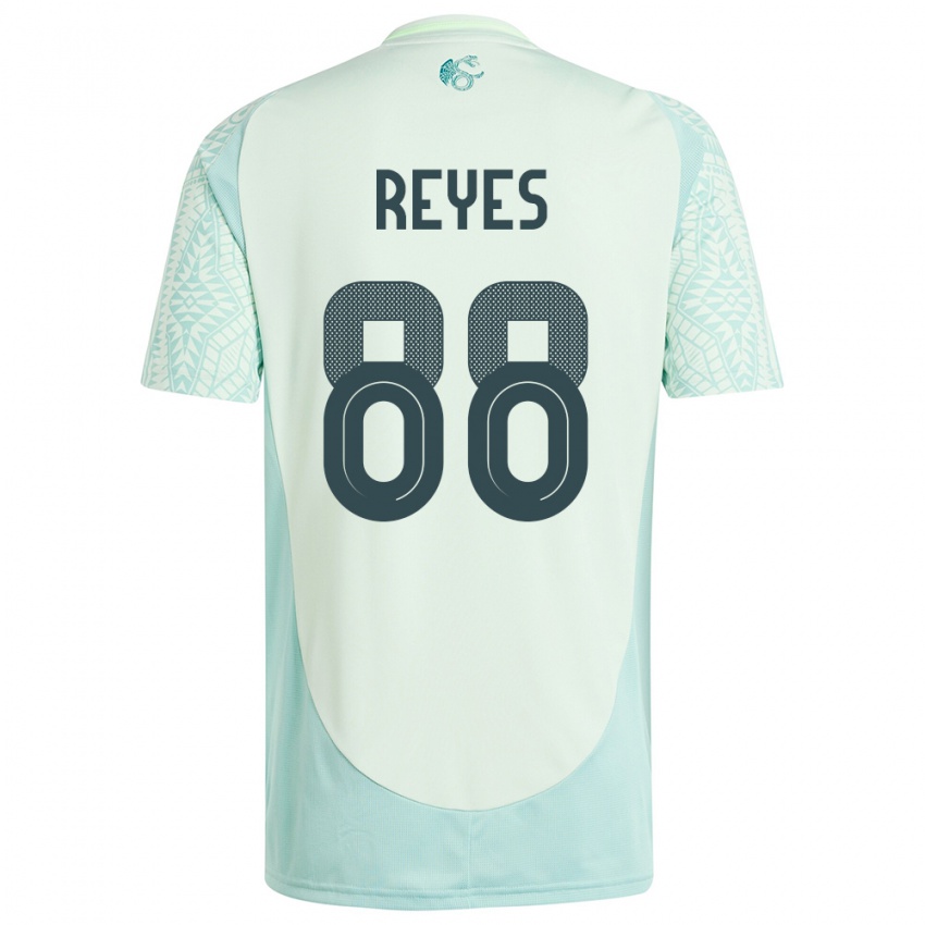 Uomo Maglia Messico Maricarmen Reyes #88 Lino Verde Kit Gara Away 24-26 Maglietta