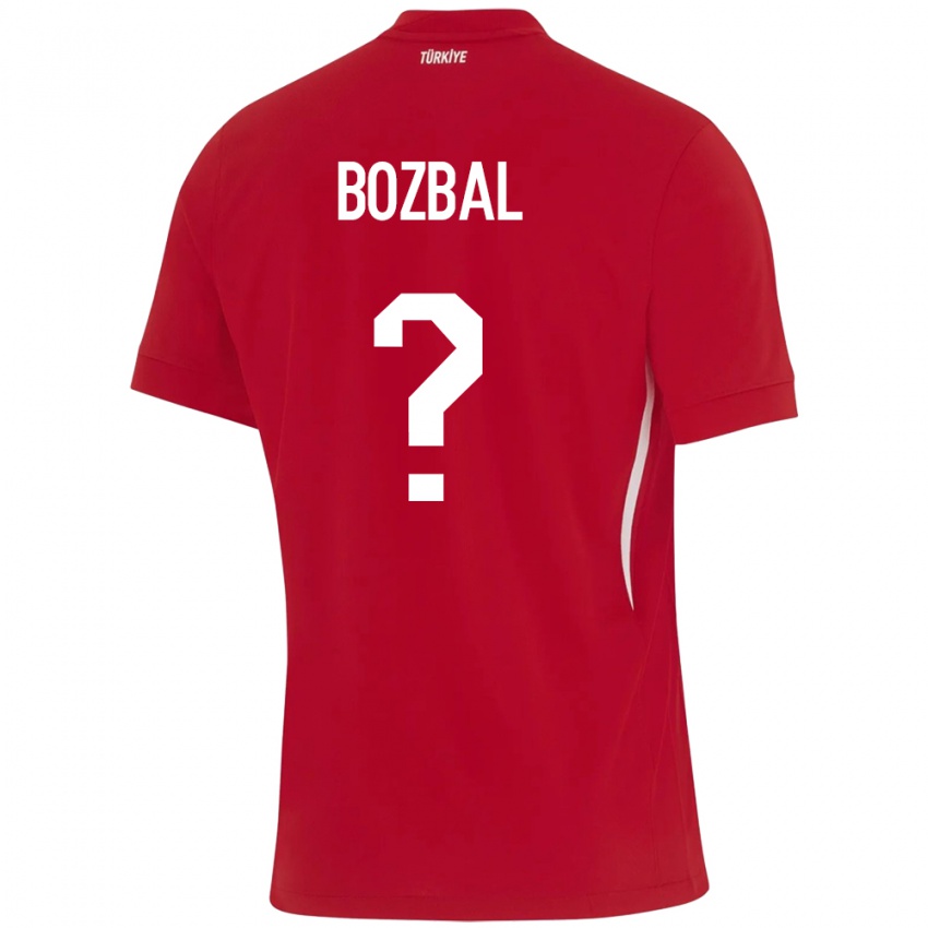 Uomo Maglia Turchia Birsen Bozbal #0 Rosso Kit Gara Away 24-26 Maglietta