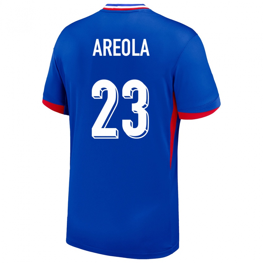 Donna Maglia Francia Alphonse Areola #23 Blu Kit Gara Home 24-26 Maglietta