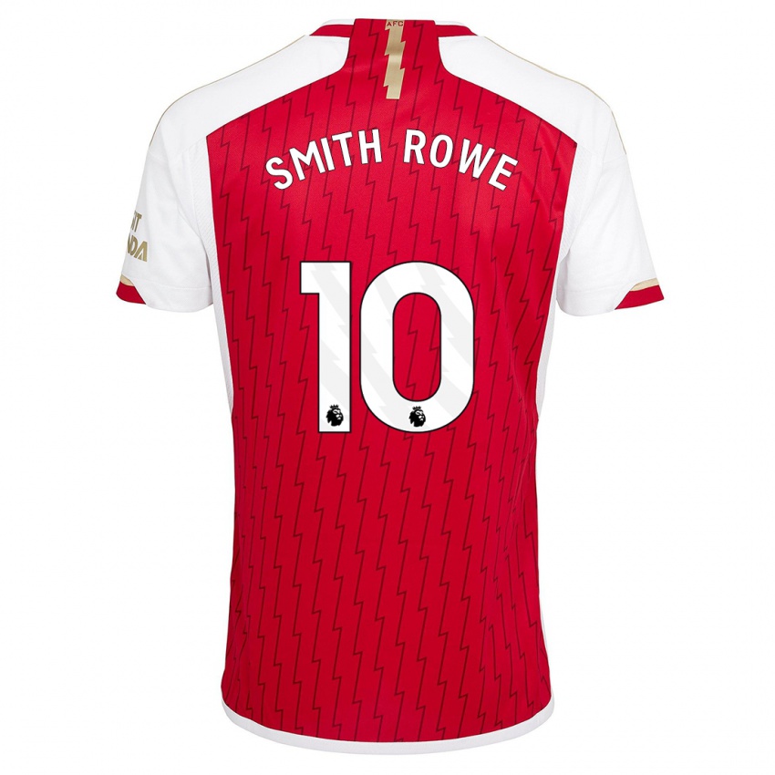 Bambino Maglia Emile Smith Rowe #10 Rosso Kit Gara Home 2023/24 Maglietta