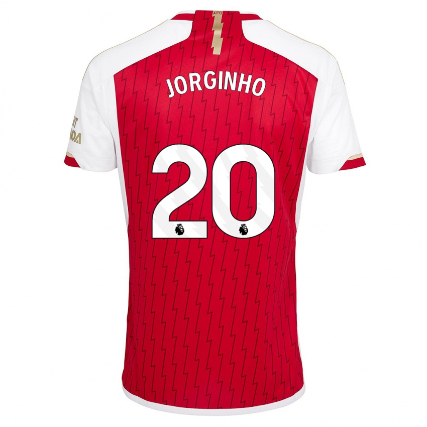 Bambino Maglia Jorginho #20 Rosso Kit Gara Home 2023/24 Maglietta