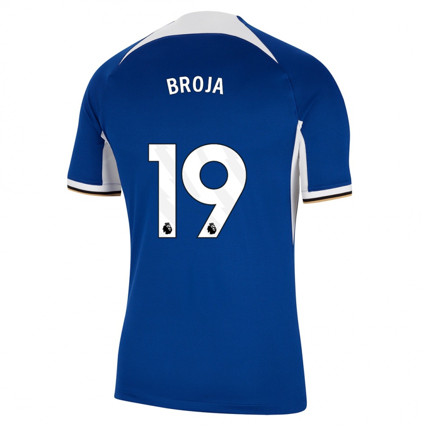 Bambino Maglia Armando Broja #19 Blu Kit Gara Home 2023/24 Maglietta