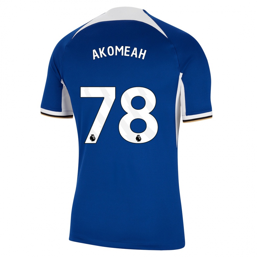 Bambino Maglia Travis Akomeah #78 Blu Kit Gara Home 2023/24 Maglietta