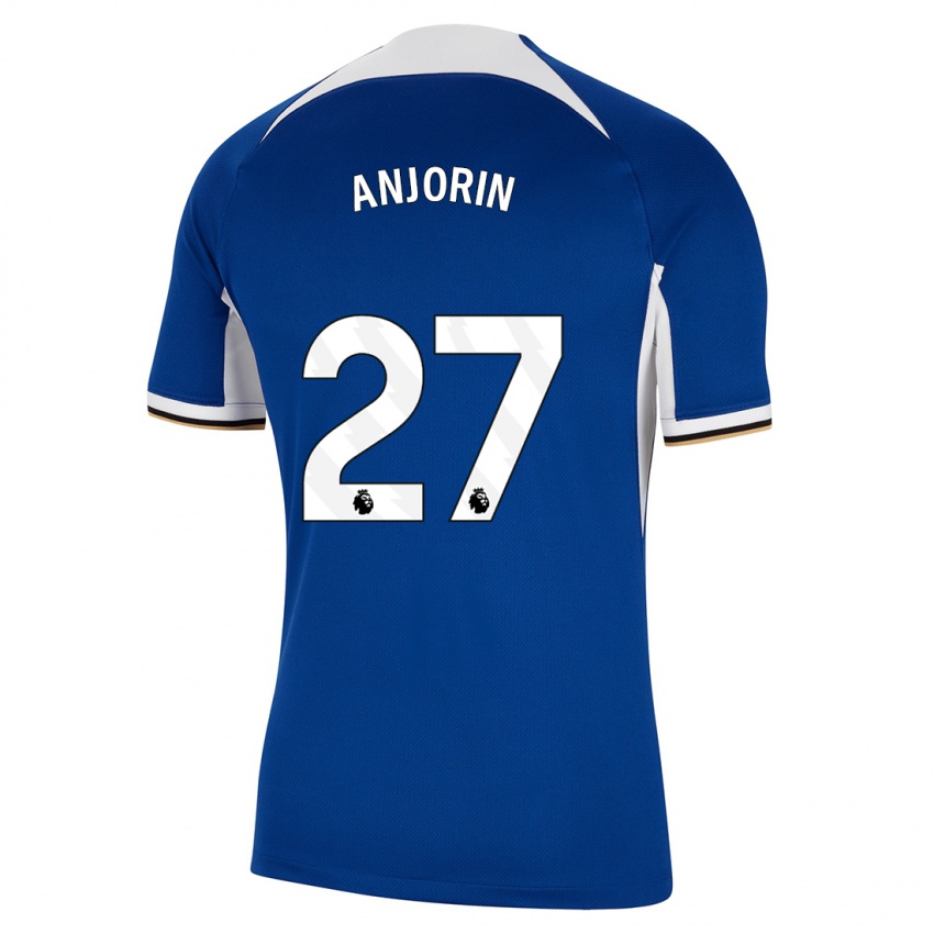 Bambino Maglia Tino Anjorin #27 Blu Kit Gara Home 2023/24 Maglietta