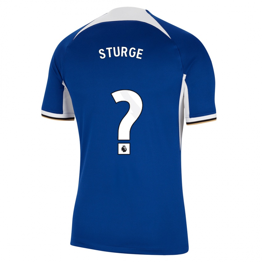 Bambino Maglia Zak Sturge #0 Blu Kit Gara Home 2023/24 Maglietta