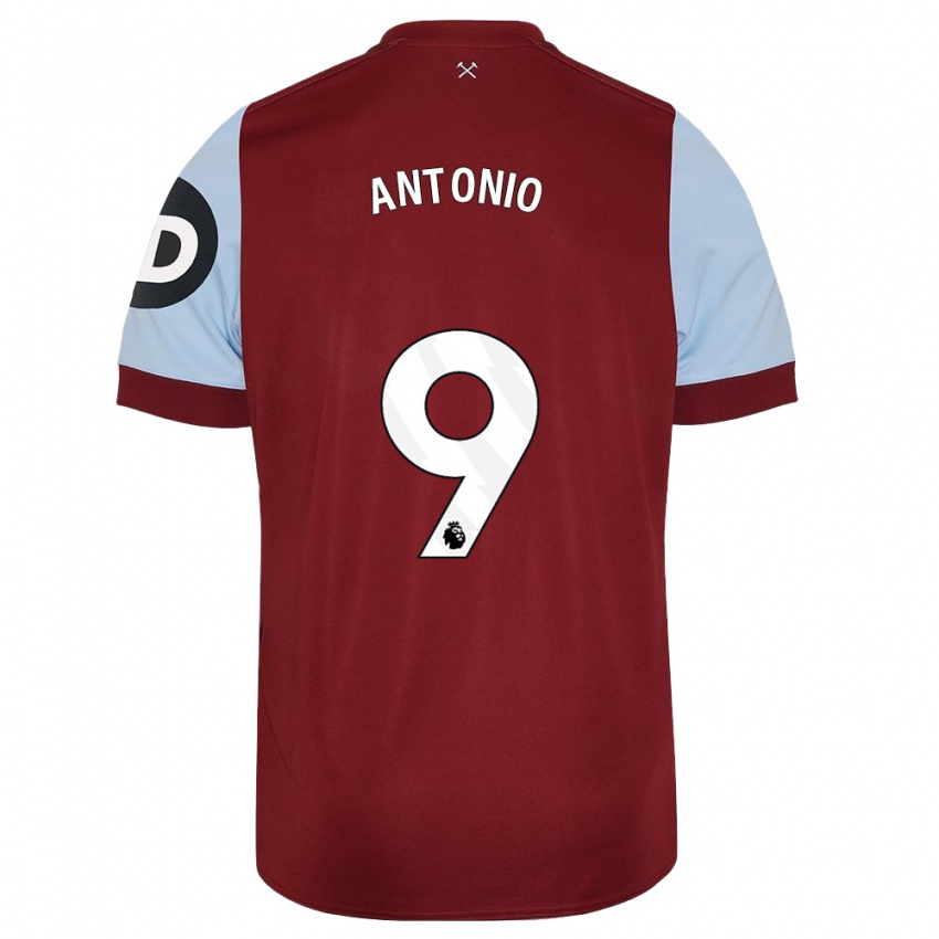 Bambino Maglia Michail Antonio #9 Marrone Kit Gara Home 2023/24 Maglietta