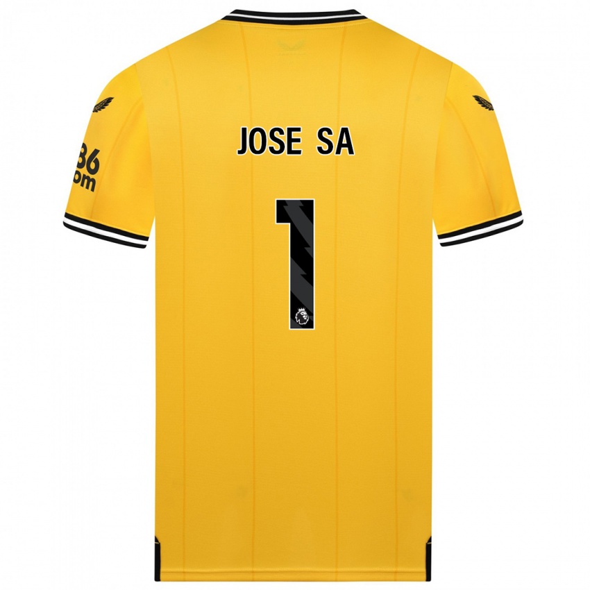 Bambino Maglia Jose Sa #1 Giallo Kit Gara Home 2023/24 Maglietta