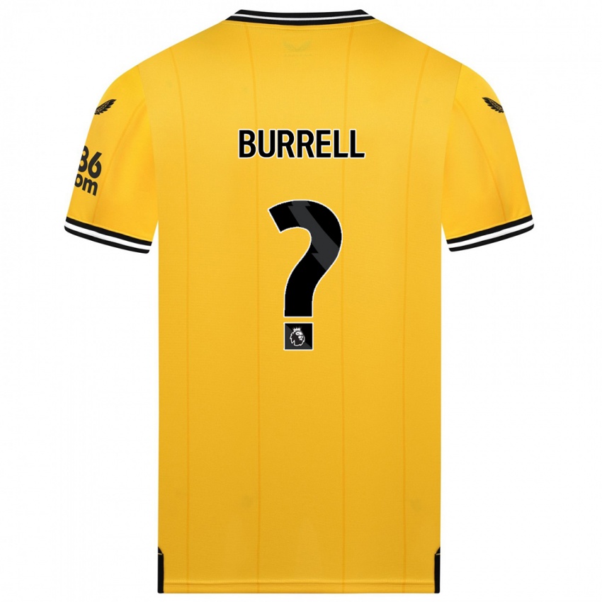 Bambino Maglia Ackeme Francis-Burrell #0 Giallo Kit Gara Home 2023/24 Maglietta