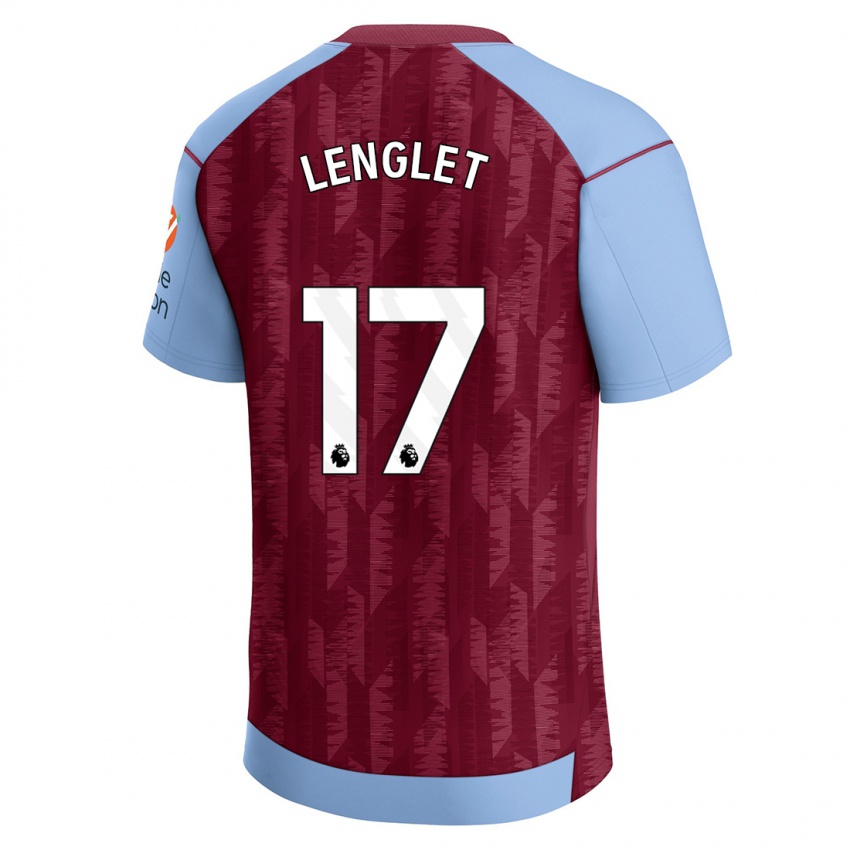 Bambino Maglia Clement Lenglet #17 Blu Bordeaux Kit Gara Home 2023/24 Maglietta