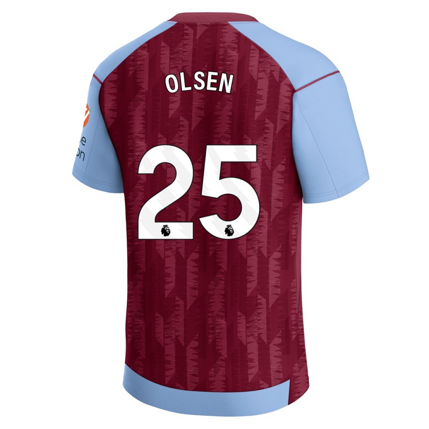 Bambino Maglia Robin Olsen #25 Blu Bordeaux Kit Gara Home 2023/24 Maglietta