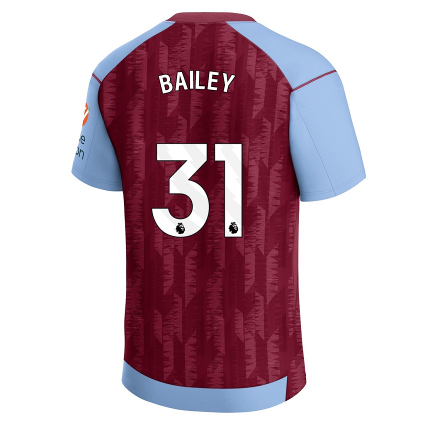 Bambino Maglia Leon Bailey #31 Blu Bordeaux Kit Gara Home 2023/24 Maglietta