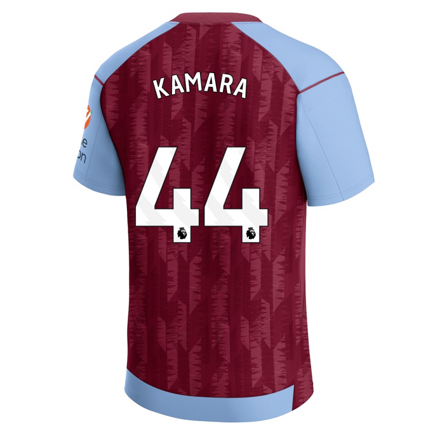 Bambino Maglia Boubacar Kamara #44 Blu Bordeaux Kit Gara Home 2023/24 Maglietta