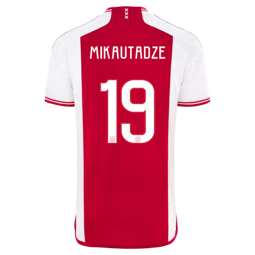 Bambino Maglia Georges Mikautadze #19 Rosso Bianco Kit Gara Home 2023/24 Maglietta