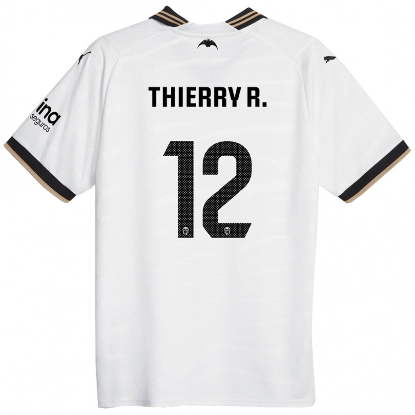 Bambino Maglia Thierry Correia #12 Bianco Kit Gara Home 2023/24 Maglietta