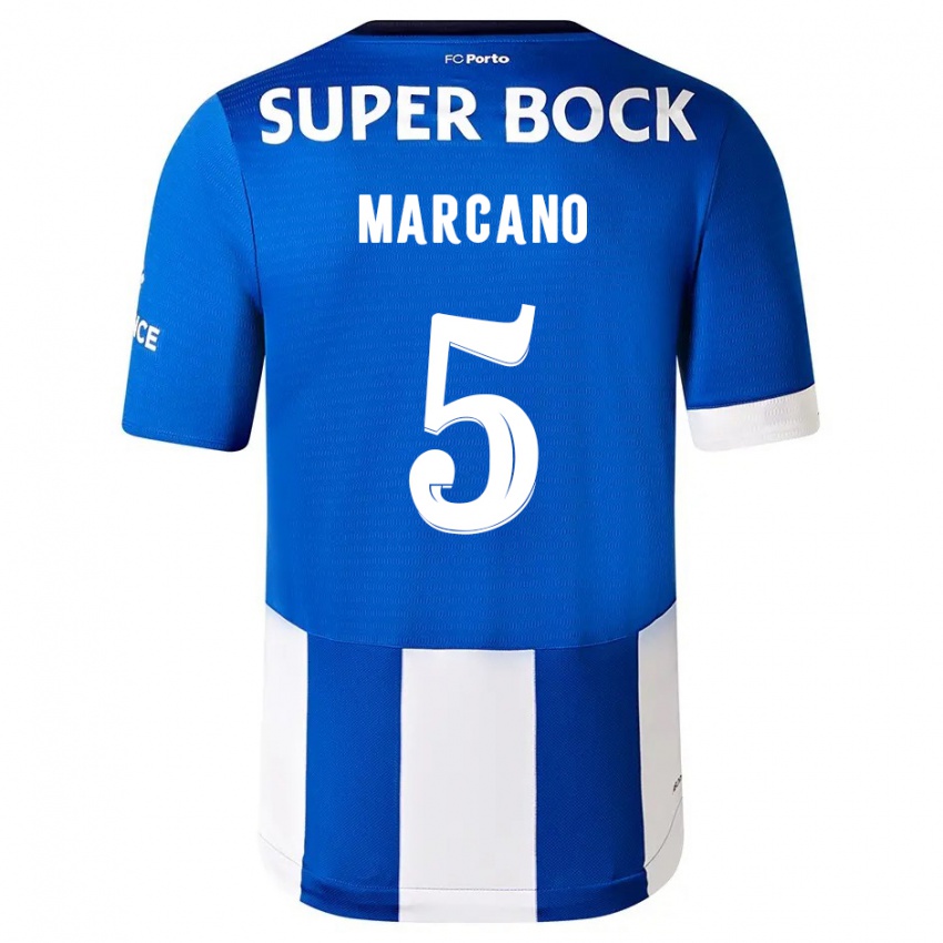 Bambino Maglia Ivan Marcano #5 Blu Bianco Kit Gara Home 2023/24 Maglietta