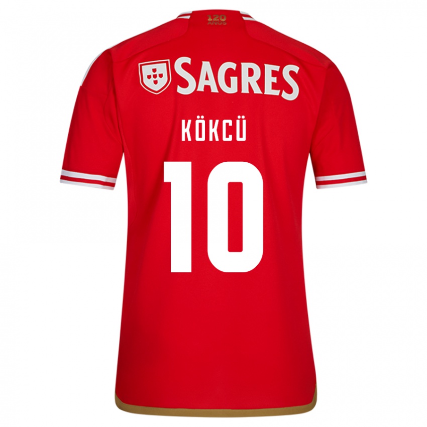 Bambino Maglia Orkun Kökcü #10 Rosso Kit Gara Home 2023/24 Maglietta