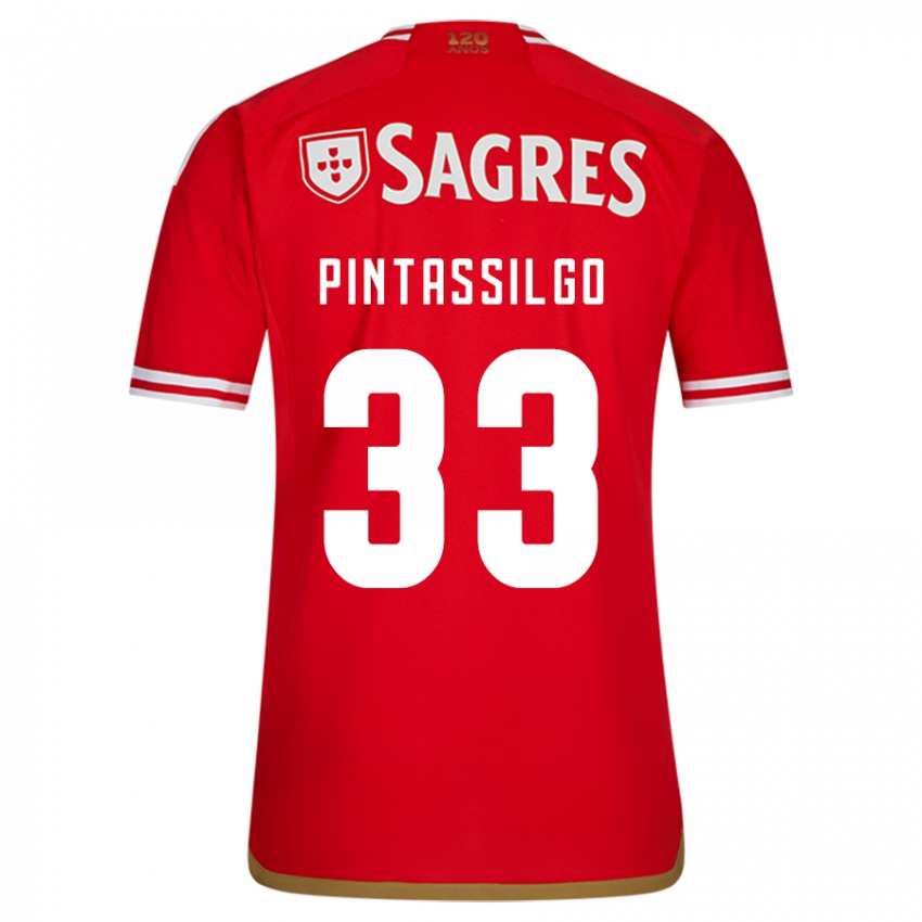 Bambino Maglia Lara Pintassilgo #33 Rosso Kit Gara Home 2023/24 Maglietta