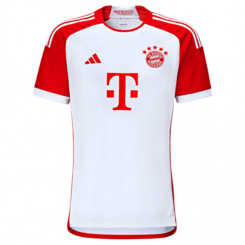 Bambino Maglia Serge Gnabry #7 Rosso Bianco Kit Gara Home 2023/24 Maglietta