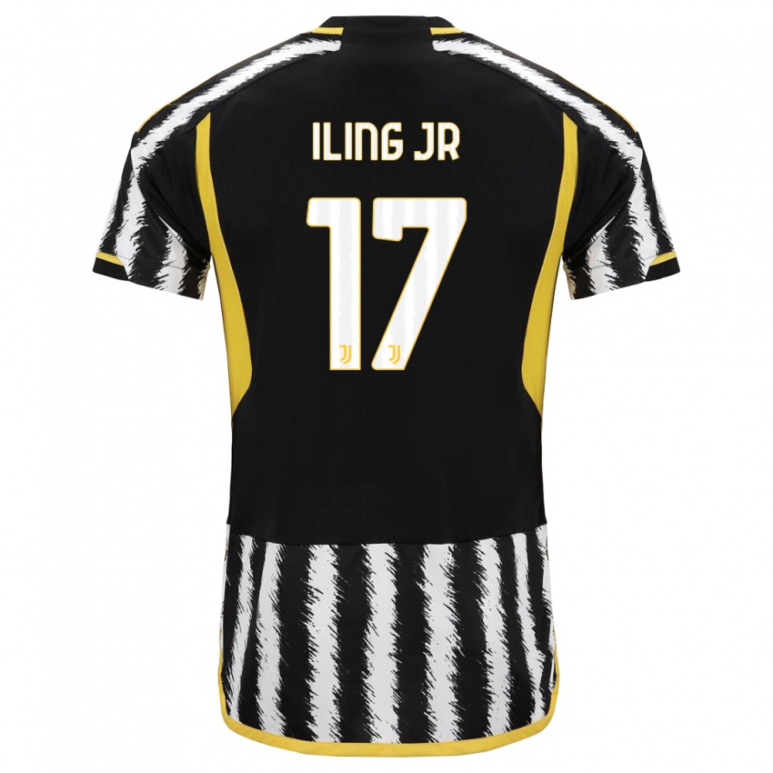 Bambino Maglia Samuel Iling-Junior #17 Nero Bianco Kit Gara Home 2023/24 Maglietta