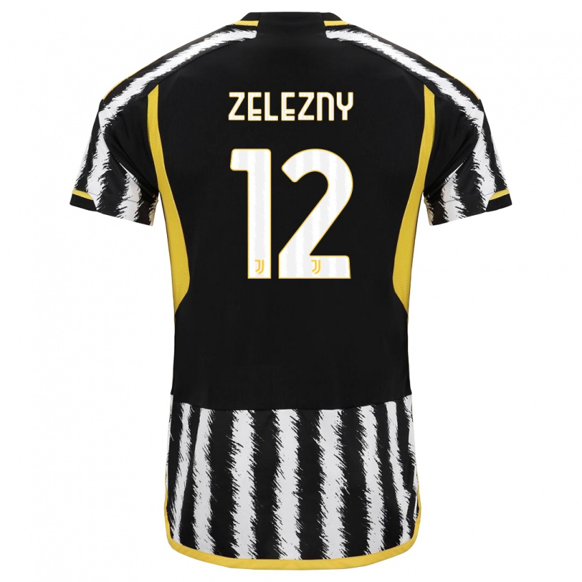 Bambino Maglia Radoslaw Zelezny #12 Nero Bianco Kit Gara Home 2023/24 Maglietta