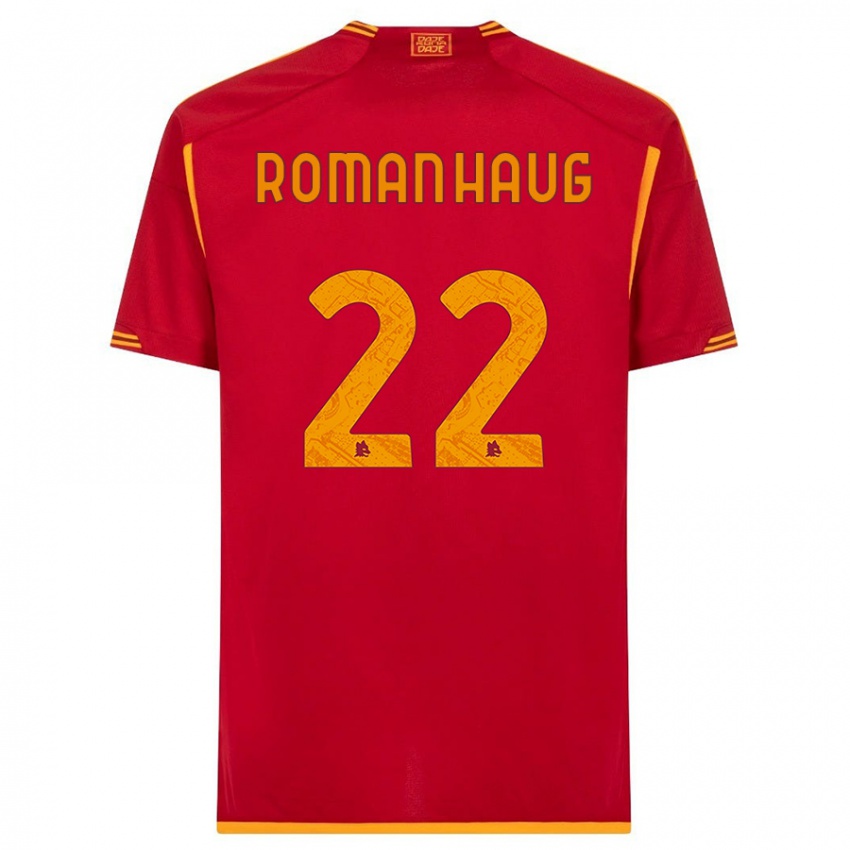 Bambino Maglia Sophie Roman Haug #22 Rosso Kit Gara Home 2023/24 Maglietta