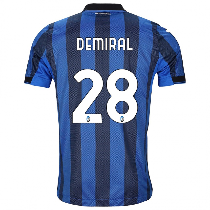 Bambino Maglia Merih Demiral #28 Nero Blu Kit Gara Home 2023/24 Maglietta