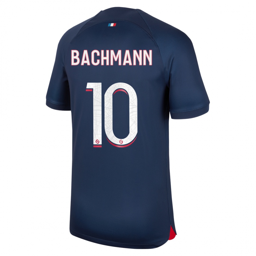 Bambino Maglia Ramona Bachmann #10 Blu Rosso Kit Gara Home 2023/24 Maglietta