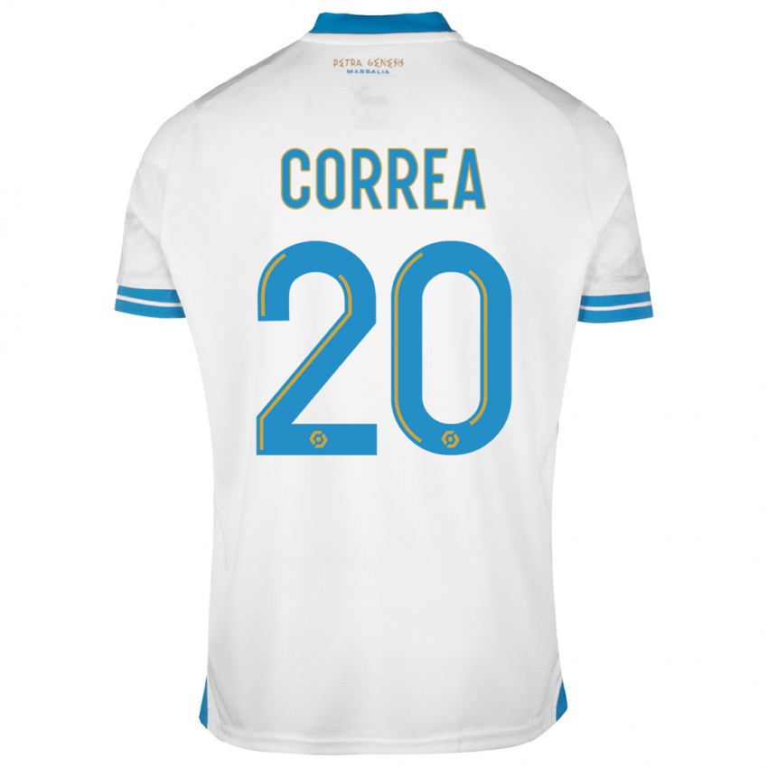 Bambino Maglia Joaquin Correa #20 Bianco Kit Gara Home 2023/24 Maglietta